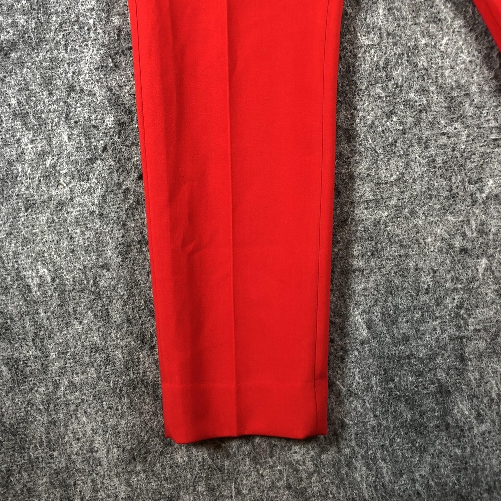 Banana Republic Avery Pants Womens Petite 0 Red Straight Leg Dress Work Stretch‎ - Picture 2 of 16